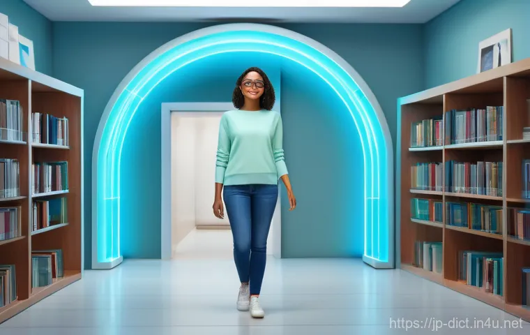 검색 최적화 용어집 - Image Prompt 1: The Guiding Librarian of Information**